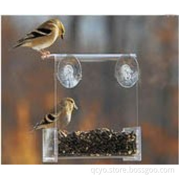 Eco-Friendly acrylic window bird feeder pet house
